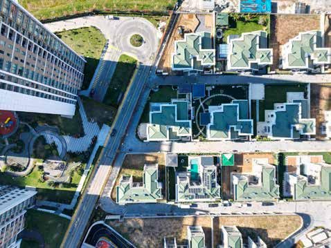 Residential compound landscaping